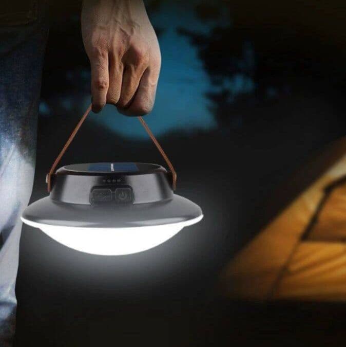 ランタン 太陽光充電式携帯用ランタン取っ手付き