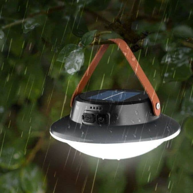 ランタン 太陽光充電式携帯用ランタン取っ手付き