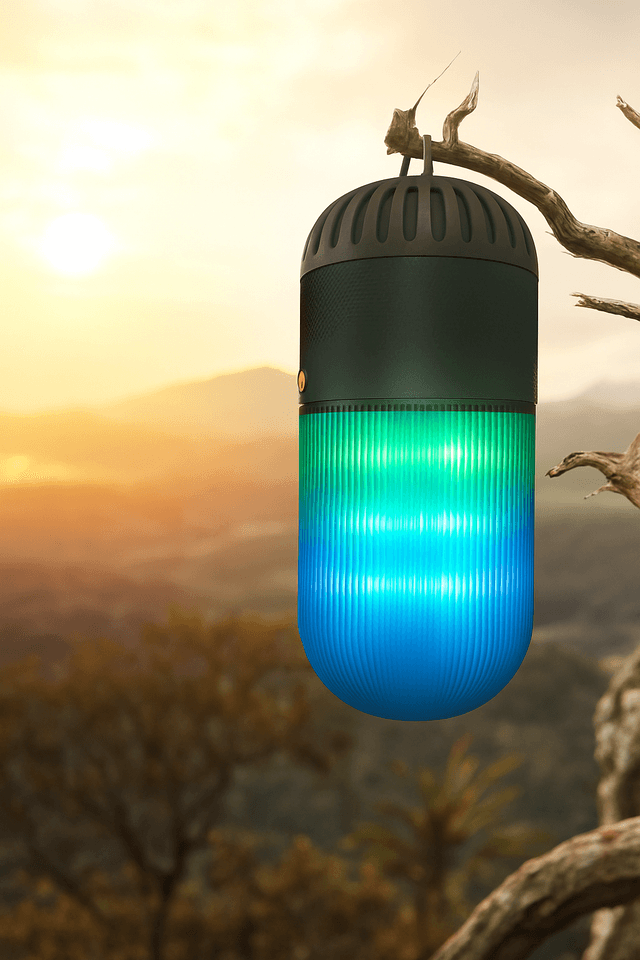 ランタン 多機能照明一体型携帯用ランタン型スピーカー